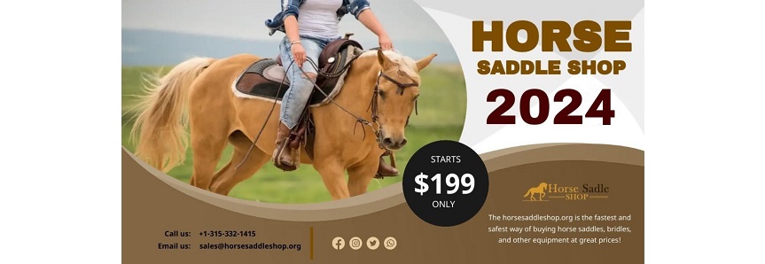 HorseSaddleShop.com Promo Codes 2024 Banner